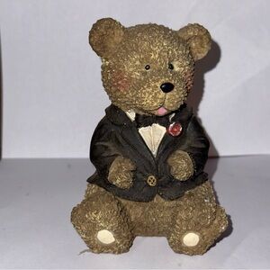 K's Collection Groom Bear figurine